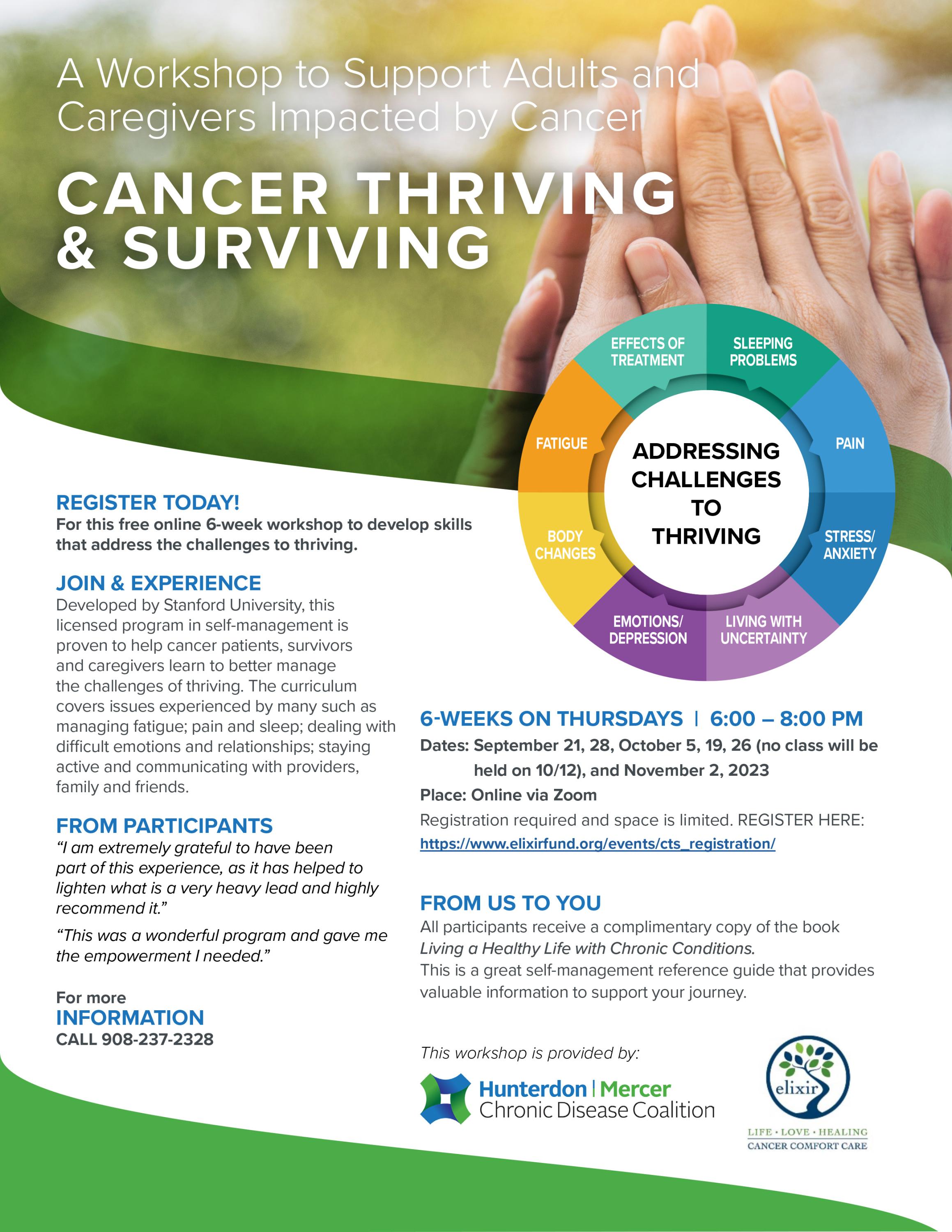 Cancer Workshop Flier