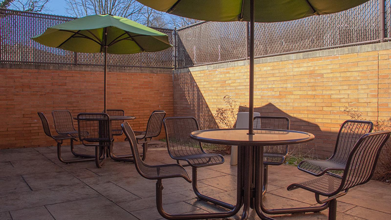 Behavioral Health Inpatient Outside Patio