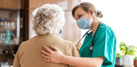 Nurse Caring for a patient